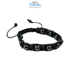 SHUNGITE T2 - Bracciale Shambala
