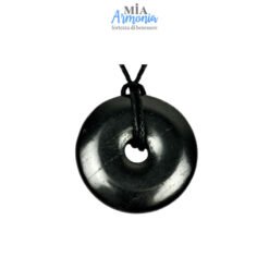 SHUNGITE T2 - Ciondolo DONUT