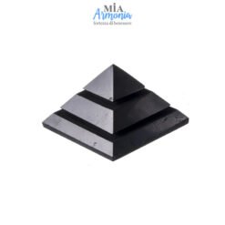 SHUNGITE T2 - Piramide Maya 5cm per lato ca.