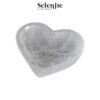 SELENITE - Piattino a Cuore