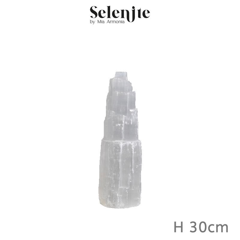 21534 SELENITE - Lampada da 30 cm