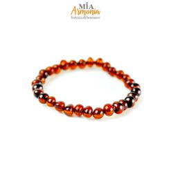 Braccaile MAMMA elastico ambra cognac