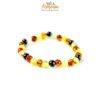 Braccaile MAMMA elstico ambra multicolor lucido