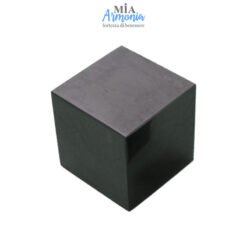 SHUNGITE T2 - Cubo grande 6 cm per lato ca.
