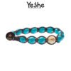 YESHE - Bracciale del Buthan - Howlite Turchese