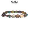 YESHE - Bracciale del Buthan - Agata Muschiata