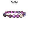 YESHE - Bracciale del Buthan - Agata Striata Viola