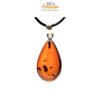 Pendente ambra "DROP" con cordino