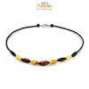 Girocollo in ambra multicolor