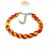 Bracciale in ambra elementi Torcion