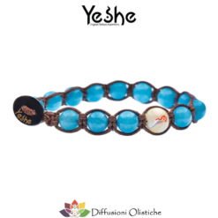 YESHE - Bracciale del Buthan - Giada Acquamarina