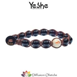 YESHE - Bracciale del Buthan - Onice Nero Lucido