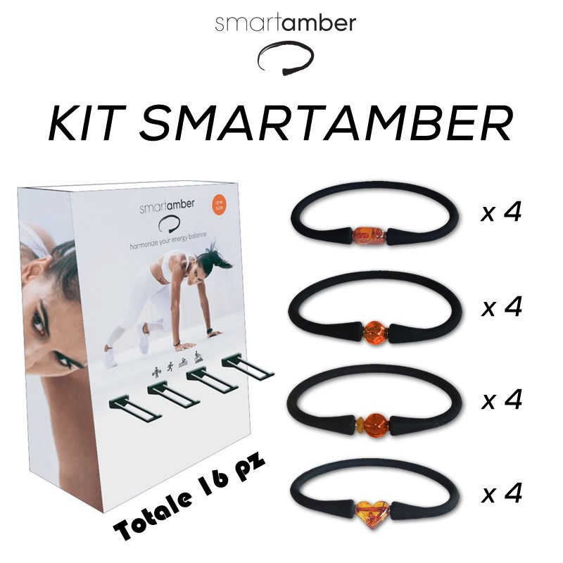 5 KIT SMARTAMBER - (Espositore + 4pz per modello - Tot.16pz)