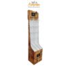 Espositore cartone pressato da terra 12 ganci cm 36,5 x 30 x 162 h