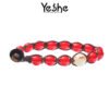 YESHE - Bracciale del Buthan - Giada Rossa