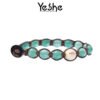 YESHE - Bracciale del Buthan - Giada Verde Salvia