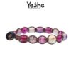 YESHE - Bracciale del Buthan - Agata Striata Cherry