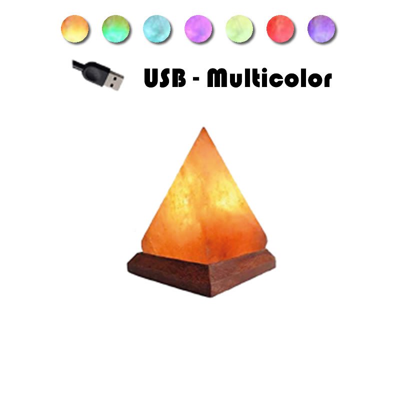 21767 LAMPADA DI SALE USB PIRAMIDE LED # CM H9