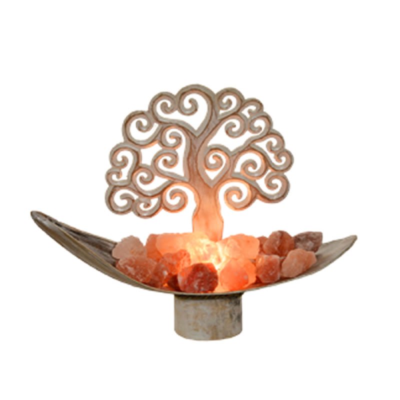 21758 BRACIERE DI SALE ALBERO DELLA VITA CM H26X20X13