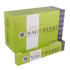 Incenso Vijayshree Golden NAG 7 HERBES - Box da 12pz da 15gr