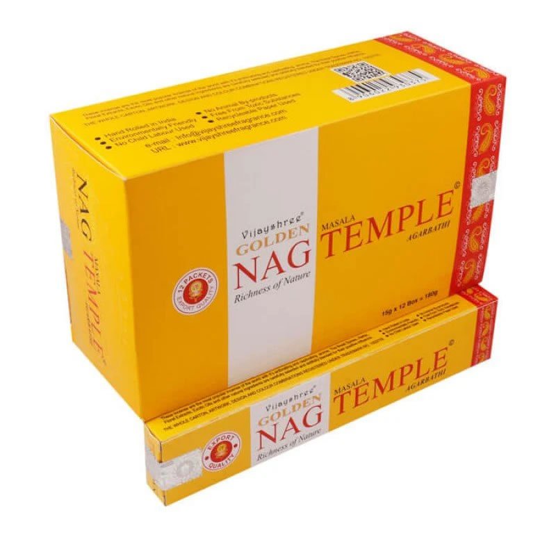 21784 Incenso Vijayshree Golden NAG TEMPLATE - Box da 12pz da 15gr
