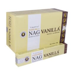 Incenso Vijayshree Golden NAG VANILLA - Box da 12pz da 15gr