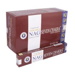 Incenso Vijayshree Golden NAG 7 CHAKRA - Box da 12pz da 15gr