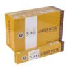 Incenso Vijayshree Golden NAG AMBER MUSK - Box da 12pz da 15gr