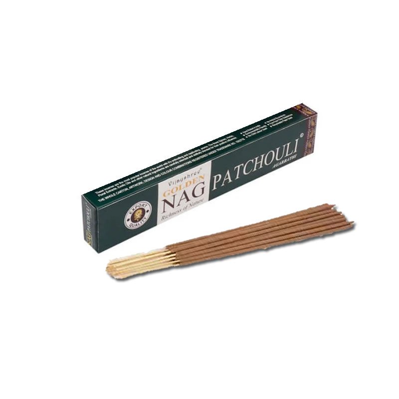 21814 Incenso Vijayshree Golden NAG PATCHOULI - 1 scatola da 15gr