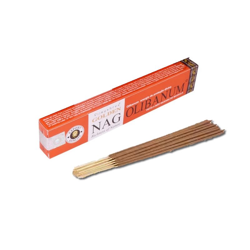 21808 Incenso Vijayshree Golden NAG OLIBANUM - 1 scatola da 15gr