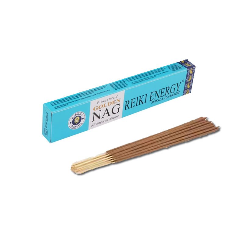 21807 Incenso Vijayshree Golden NAG REIKI ENERGY - 1 scatola da 15gr