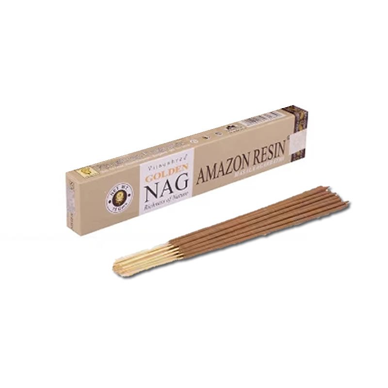 21805 Incenso Vijayshree Golden NAG AMAZON RESIN - 1 scatola da 15gr