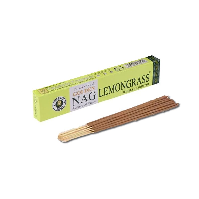 21801 Incenso Vijayshree Golden NAG LEMONGRASS - 1 scatola da 15gr