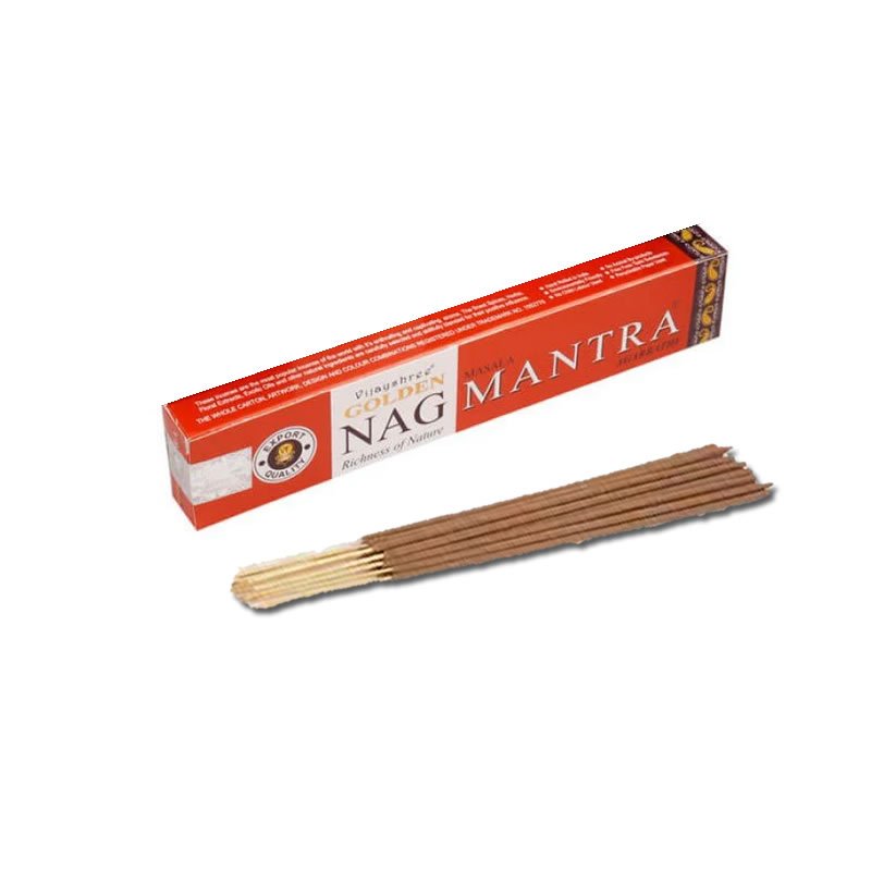 21817 Incenso Vijayshree Golden NAG MANTRA - 1 scatola da 15gr