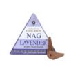 Incenso Vijayshree Golden NAG LAVANDER - 1 scatola da 10 coni backflow