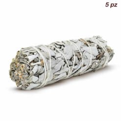 Smudge SALVIA BIANCA APIANA cm 11 - Fornitura da 5 pz
