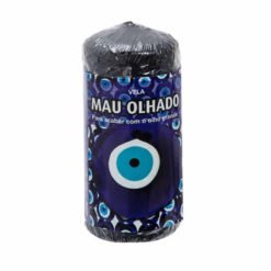 Candela con Erbe 6x14 cm - Malocchio