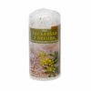 Candela con Erbe 6x14 cm - Sale grosso e ruta