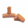 Incenso a zolletta con supporto in terracotta - SALVIA BIANCA E SANDALO