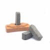 Incenso a zolletta con supporto in terracotta - SALVIA BIANCA E BENZOINO