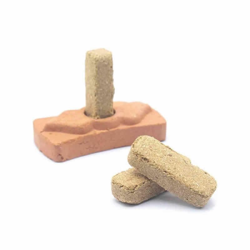 22000 Incenso a zolletta con supporto in terracotta - PALO SANTO