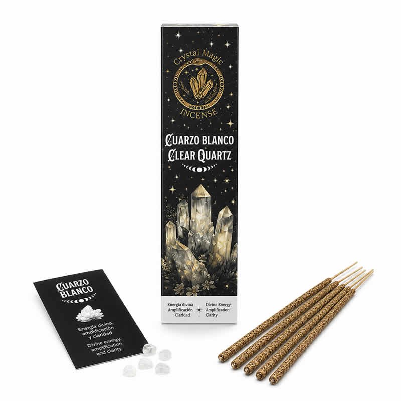 22020 Incensi Crystal Magic - QUARZO IALINO - 1 scatola da 15 gr