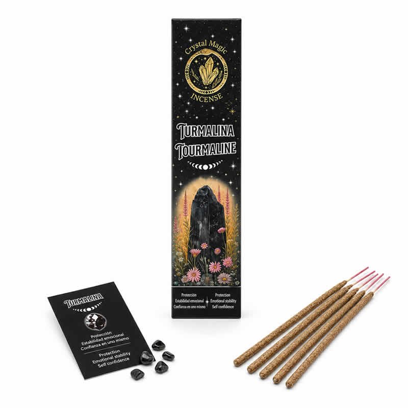 22017 Incensi Crystal Magic - TORMALINA - 1 scatola da 15 gr