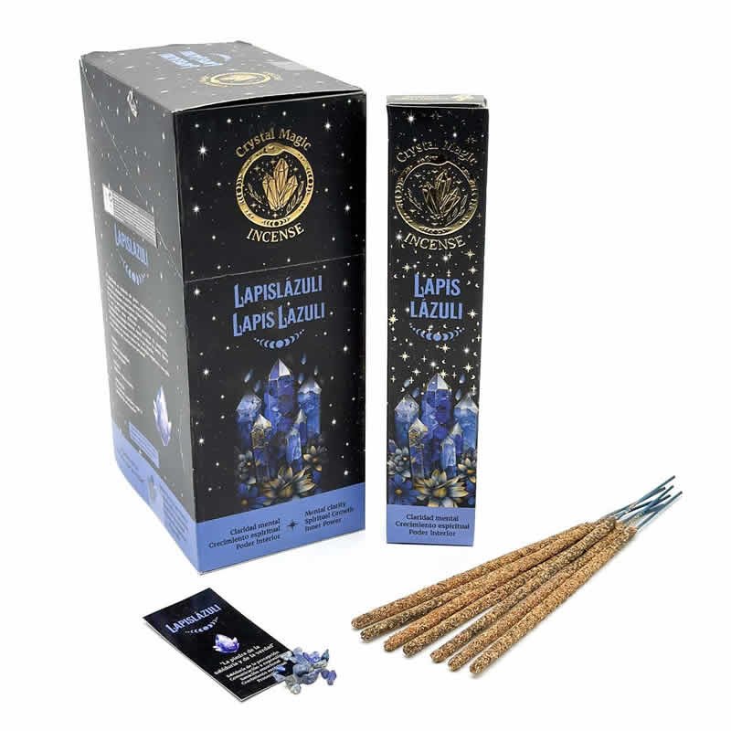 22008 Incensi Crystal Magic - LAPISLAZZULI - Box da 12 scatole da 15gr