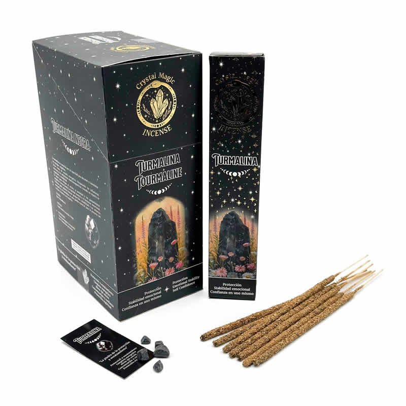 22005 Incensi Crystal Magic - TORMALINA - Box da 12 scatole da 15gr