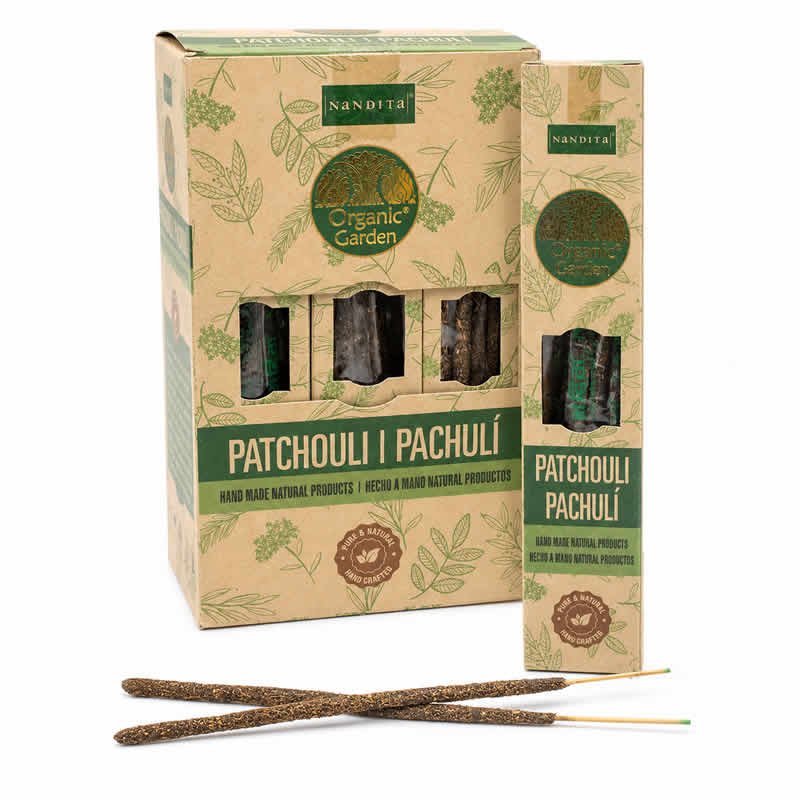 22051 Incensi Smudge Organic Garden - PATCHOULI - Box da 12 scatole da 15gr