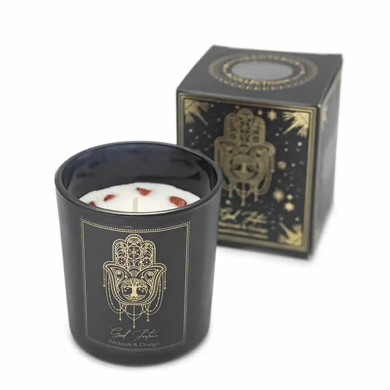 22131 Candela Esoterica Aromatica Buona Fortuna - PATCHOULI E ARANCIA