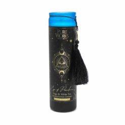 Candela Esoterica Aromatica Occhio della Provvidenza - Azzurra - SALVIA E THE BI