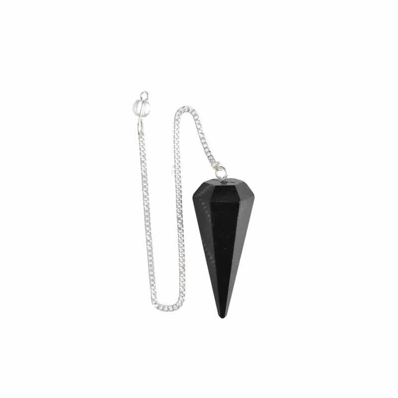 22182 Pendolo sfaccettato in shungite