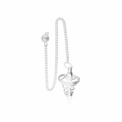Pendolo a spirale con placcatura in argento (PLA27)